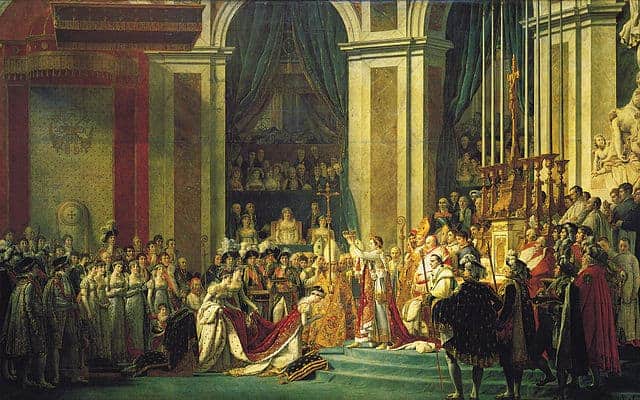 ההכתרה של נפוליאון ה-1 בקתדרלת הנוטרדאם
