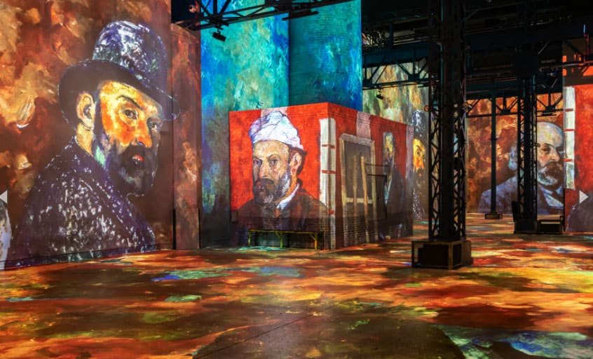 A Van Gogh exhibition at the Atelier des Lumières in Paris