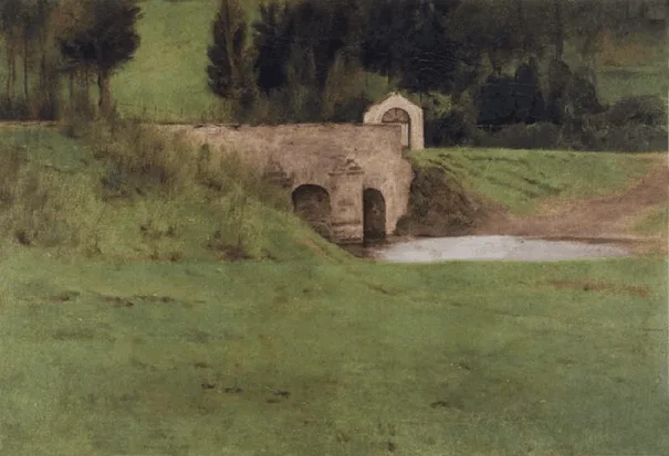 Le pont à Fosset, 1897