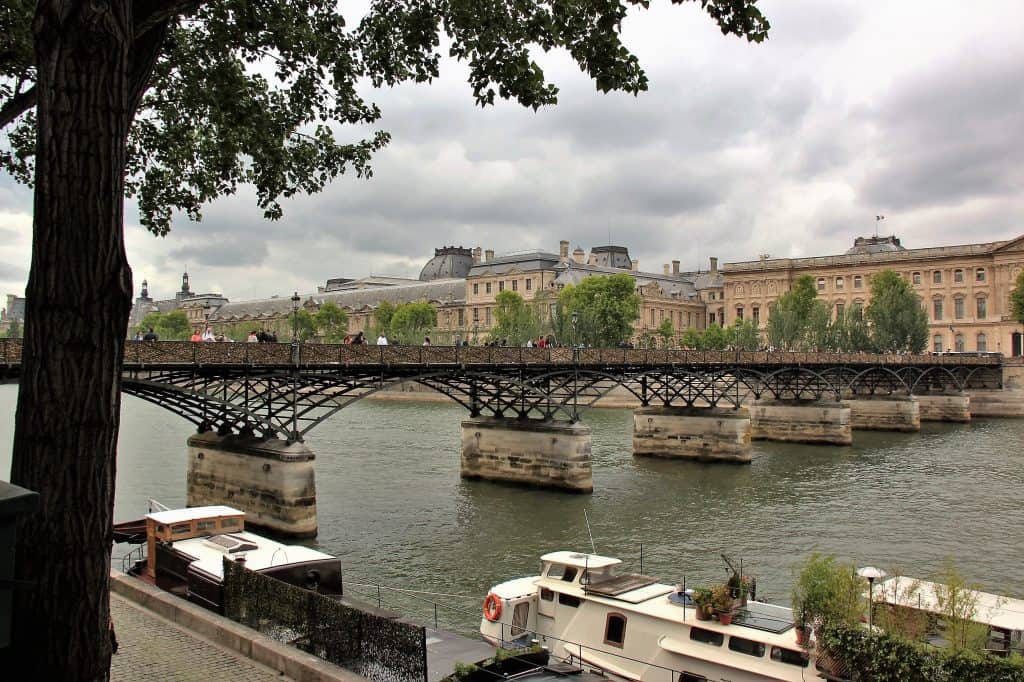 The modern version of the Pont des Arts. Photo: Yoel Thamanlis