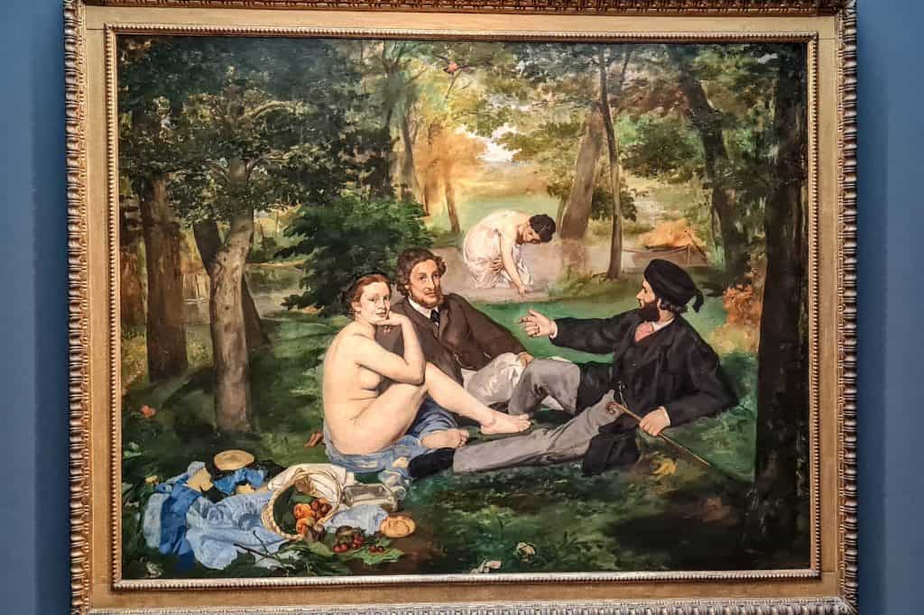 Édouard Manet. Luncheon on the Grass. Photo by Yoel Thamanlis