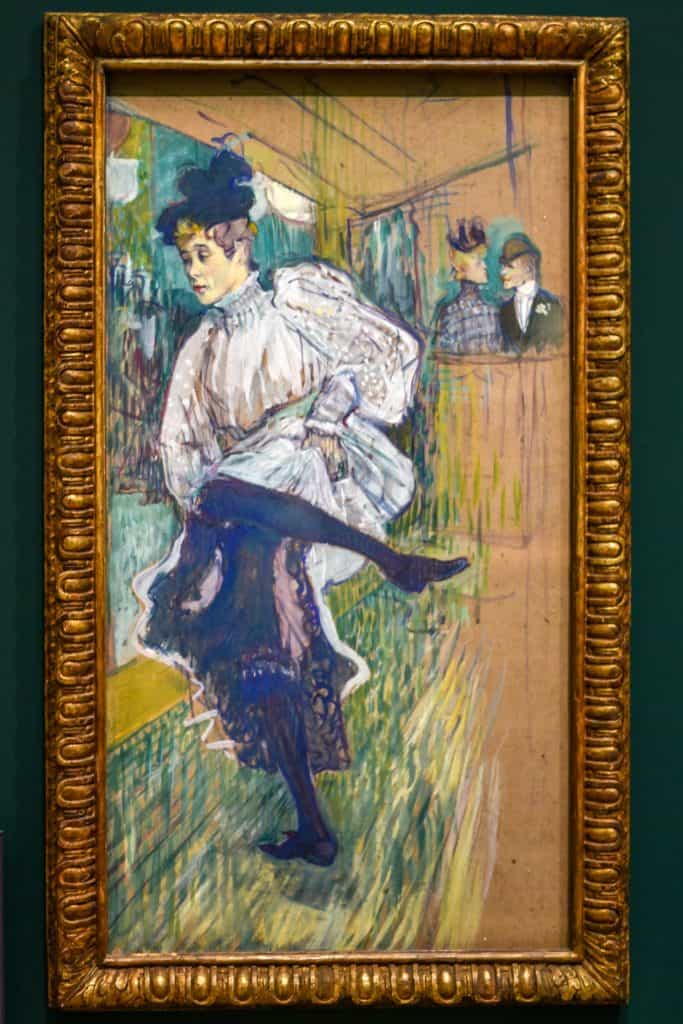 Toulouse-Lautrec. Jane Avril Dancing. Photo by Yoel Thamanlis