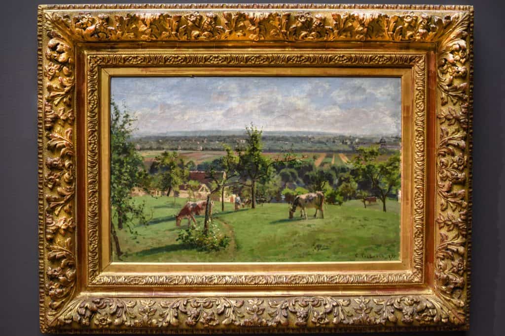 Camille Pissarro, The Hills of Le Vésinet. Photo by Yoel Thamanlis
