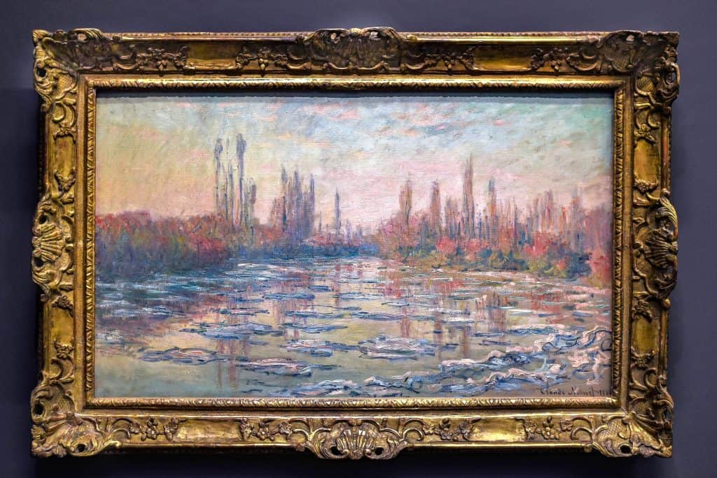 Claude Monet. Ice Floes. Photo by Yoel Thamanlis