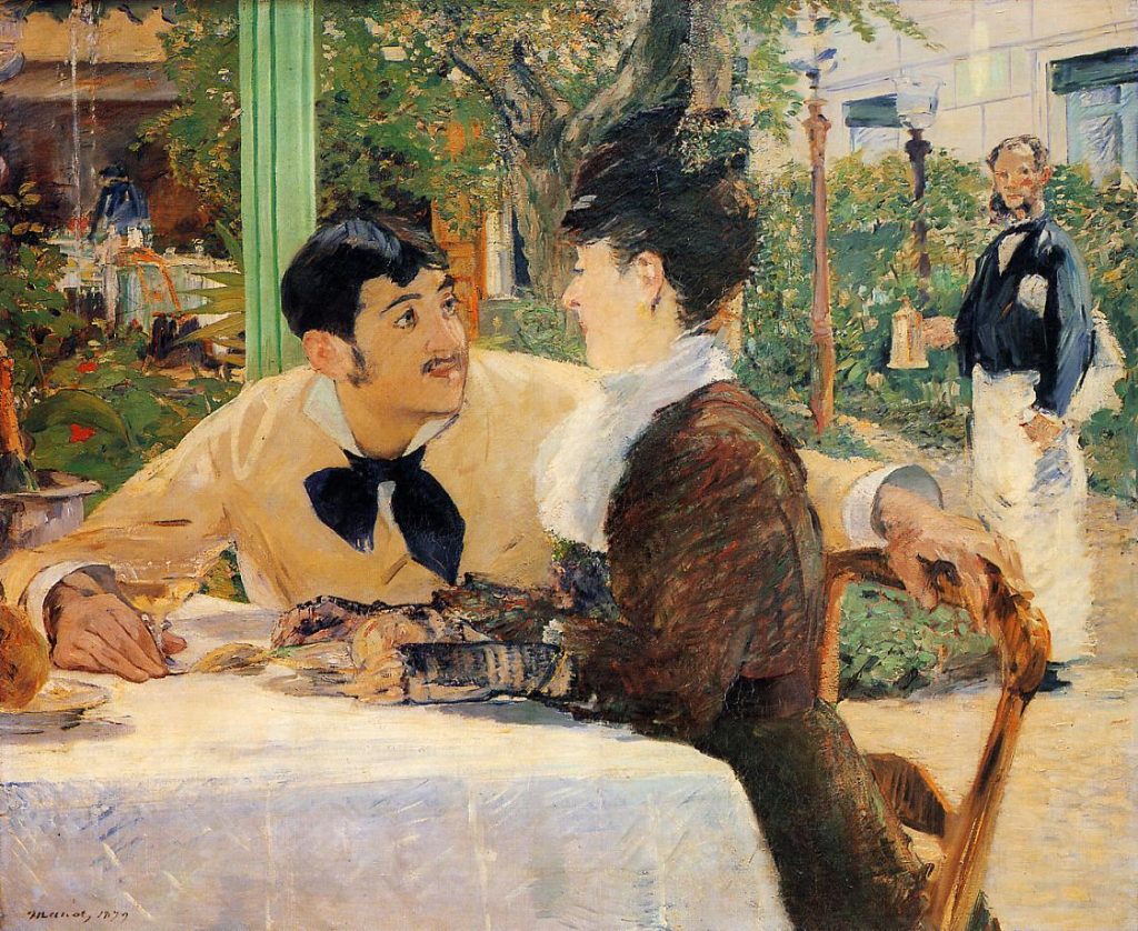 Chez le père Lathuille מאת אדואר מאנה (1879)