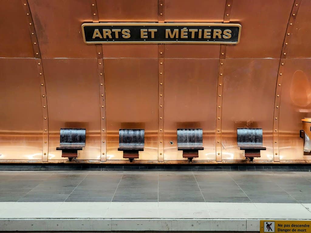 One of the most beautiful Metro stations in Paris. Photo: Zvi Chazanov