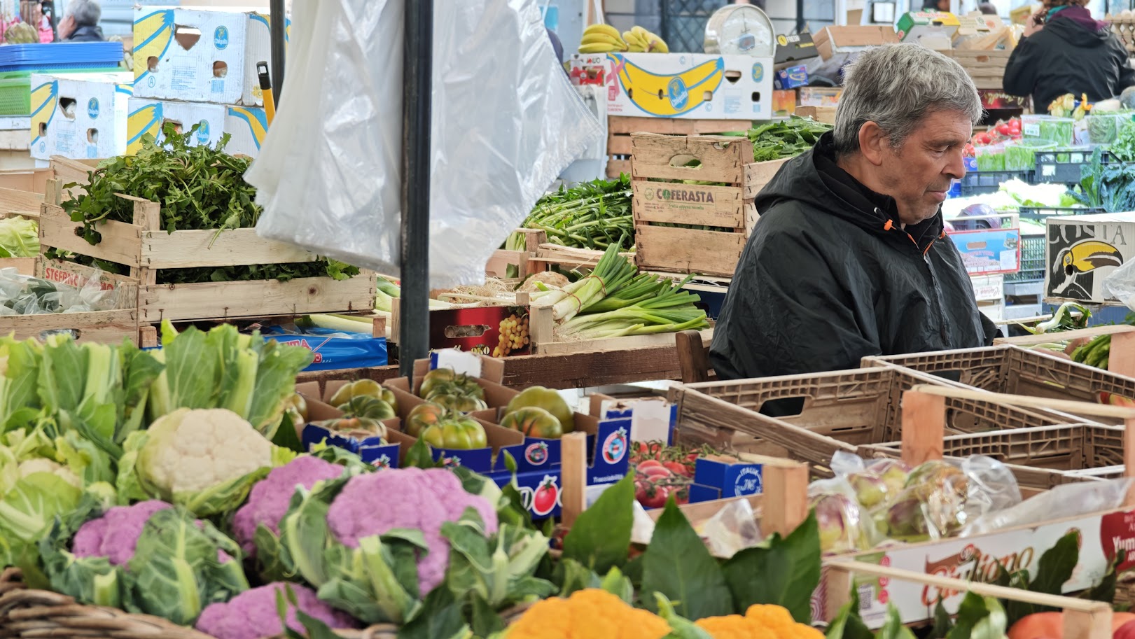 השוק בקמפו דה פיאורי. צילום: צבי חזנוב