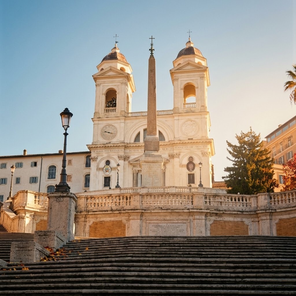 כנסיית Trinità dei Monti. צילום: צבי חזנוב