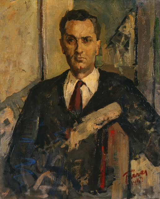 דריו טרבס, דיוקן של מסייה גז, 1947
Dario Treves, Portrait de Monsieur Ghez, 1947
Collection: Association des amis du Petit Palais, Genève
Photo: Studio Monique Bernaz, Genève