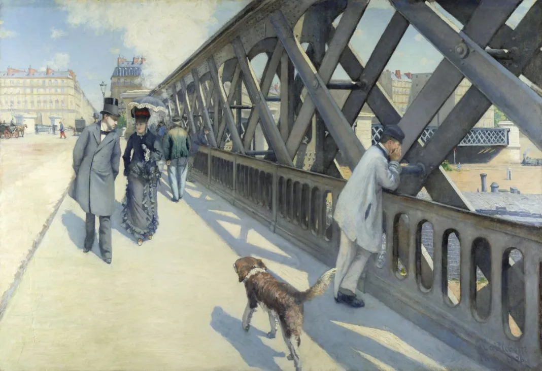 גוסטב קייבוט, גשר אירופה , 1876
Gustave Caillebotte, Le pont de l’Europe, 1876
Collection: Association des amis du Petit Palais, Genève
Photo: Studio Monique Bernaz, Genève