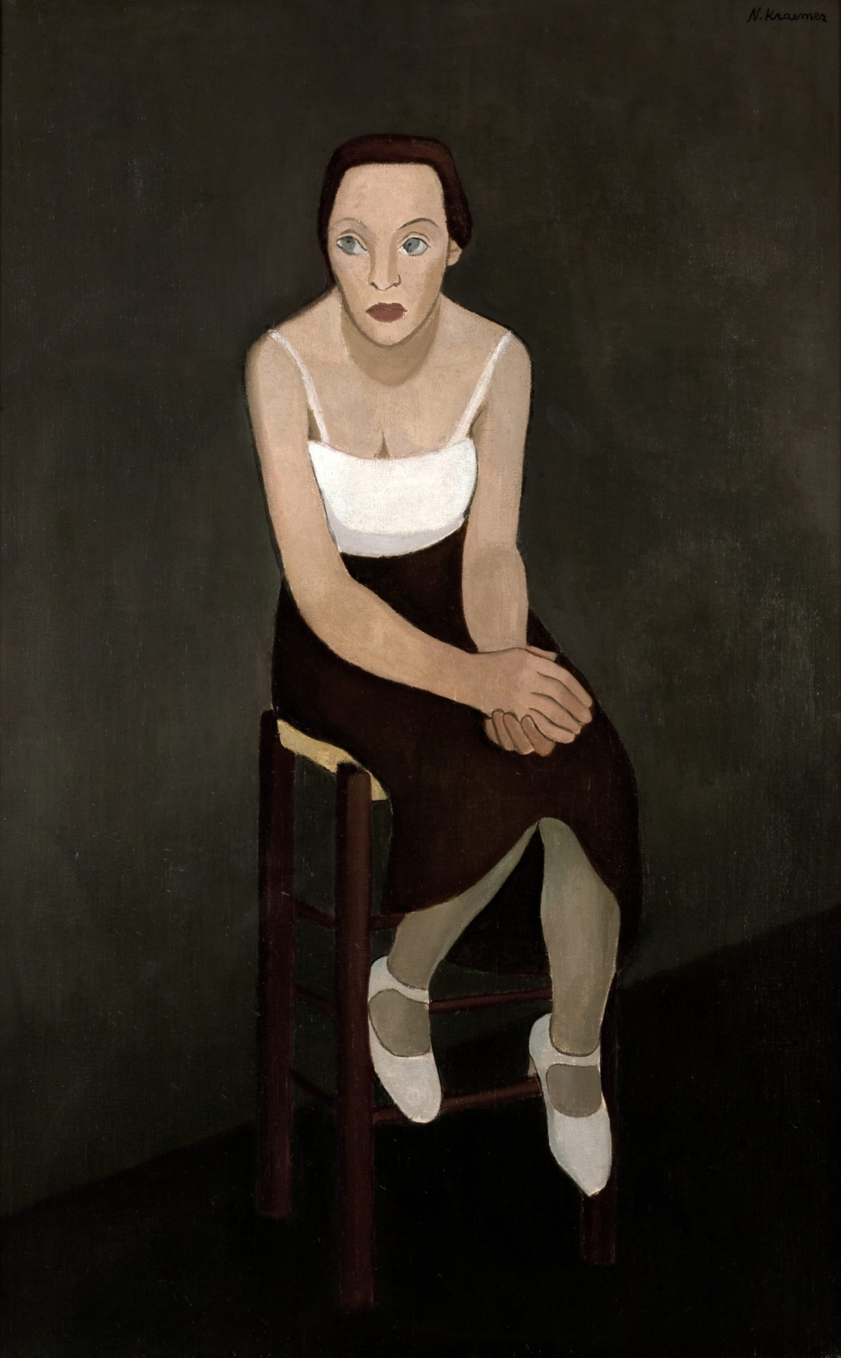 נטלי קרמר, אישה על שרפרף, בלי תאריך
Nathalie Kraemer, La Femme au tabouret, sans date
Collection: Association des amis du Petit Palais, Genève
Photo : Studio Monique Bernaz, Genève