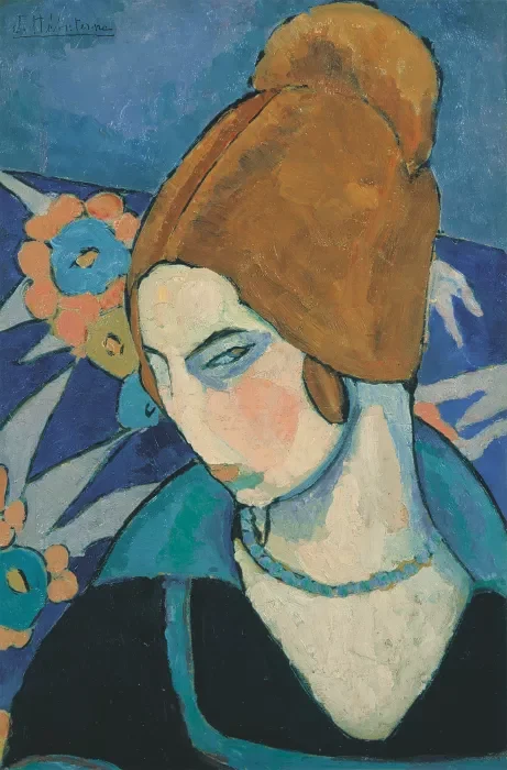 ז'אן אבוטרן, דיוקן עצמי, 1916
Jeanne Hébuterne, Autoportrait, 1916
Collection: Association des amis du Petit Palais, Genève
Photo: Studio Monique Bernaz, Genève