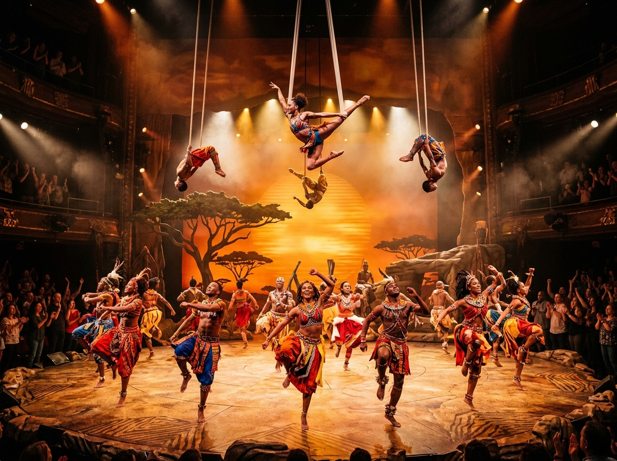 מופע מלך האריות בדיסנילנד פריז - Rhythms of the Pride Lands