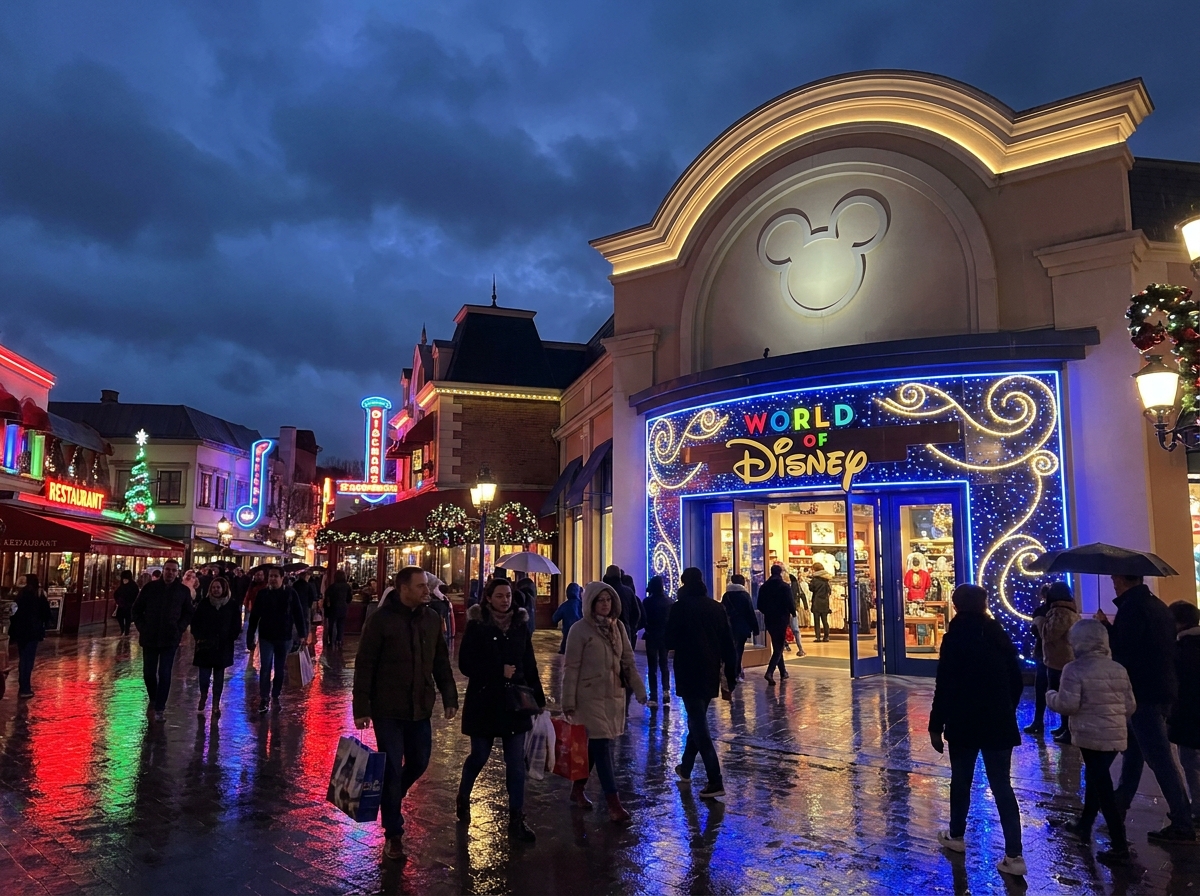 דיסני וילאג' בלילה