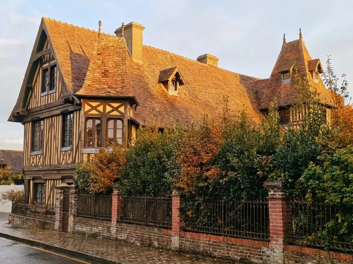 האחוזה הישנה (Le Vieux Manoir) בבברון אן אוז'. צילום: צבי חזנוב