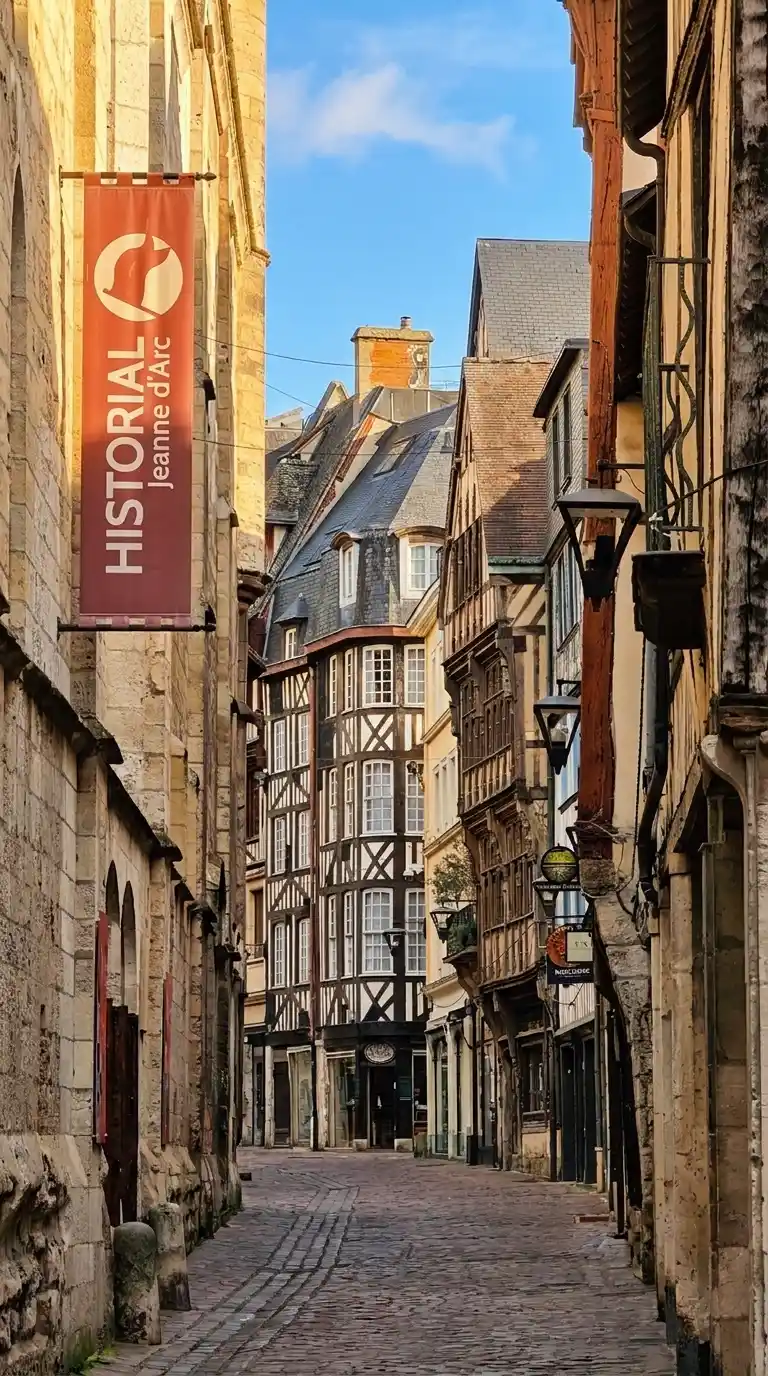 Jeanne d'Arc Museum in Rouen (Jeanne d'Arc Historial). Photo: Zvi Hazanov