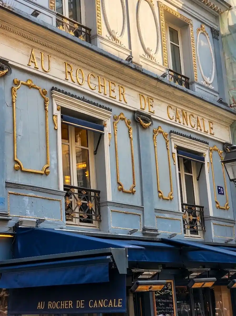 Au Rocher de Cancale ב-78 rue Montorgueil. צילום: צבי חזנוב