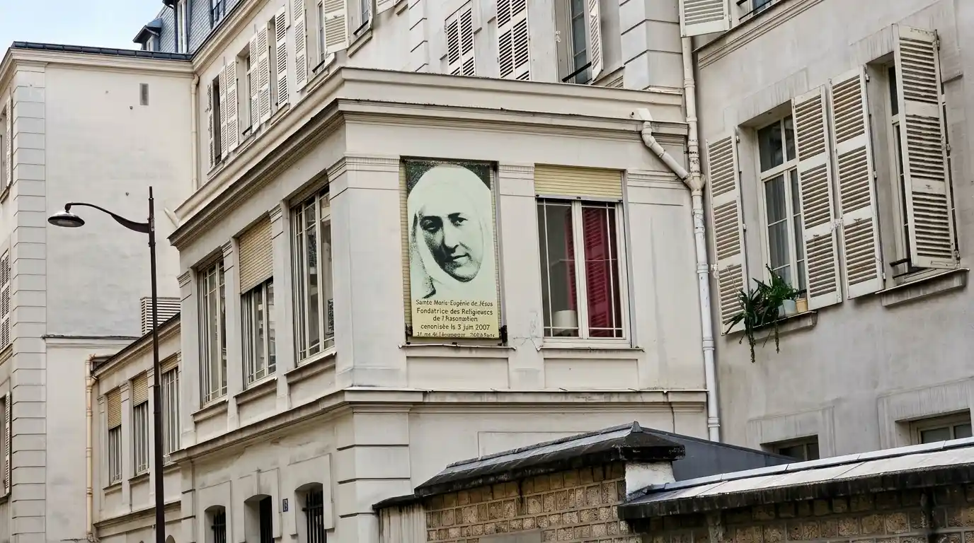 בית האם של נזירות l'Assomption ב-17 rue de l'Assomption. צילום: צבי חזנוב