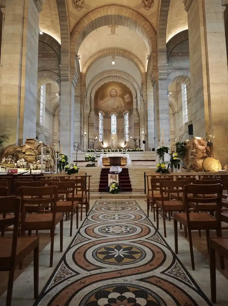 האולם של כנסיית Notre-Dame d'Auteuil. צילום: צבי חזנוב