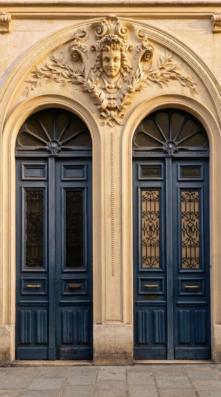 הדלתות של 12 rue Duperré מקרוב