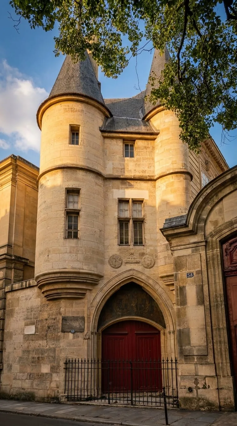 השער של אוטל דה קליסון ב-58 rue des Archives. צילום: צבי חזנוב