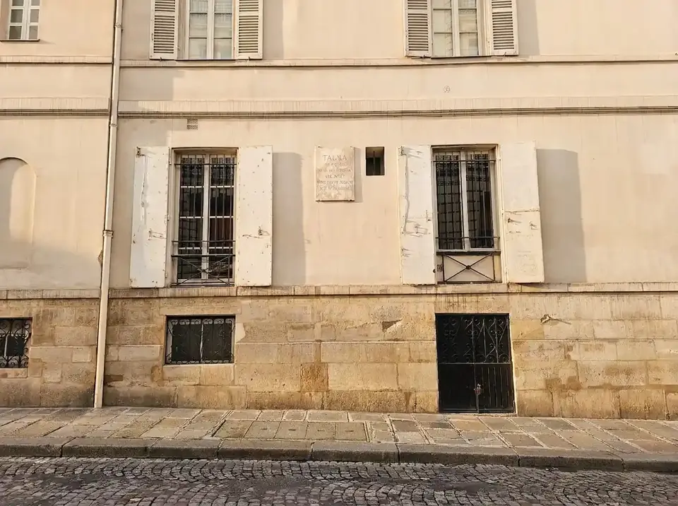 לוח הזיכרון של פרנסואה-ז'וזף טלמה ב-rue de la Tour-des-Dames