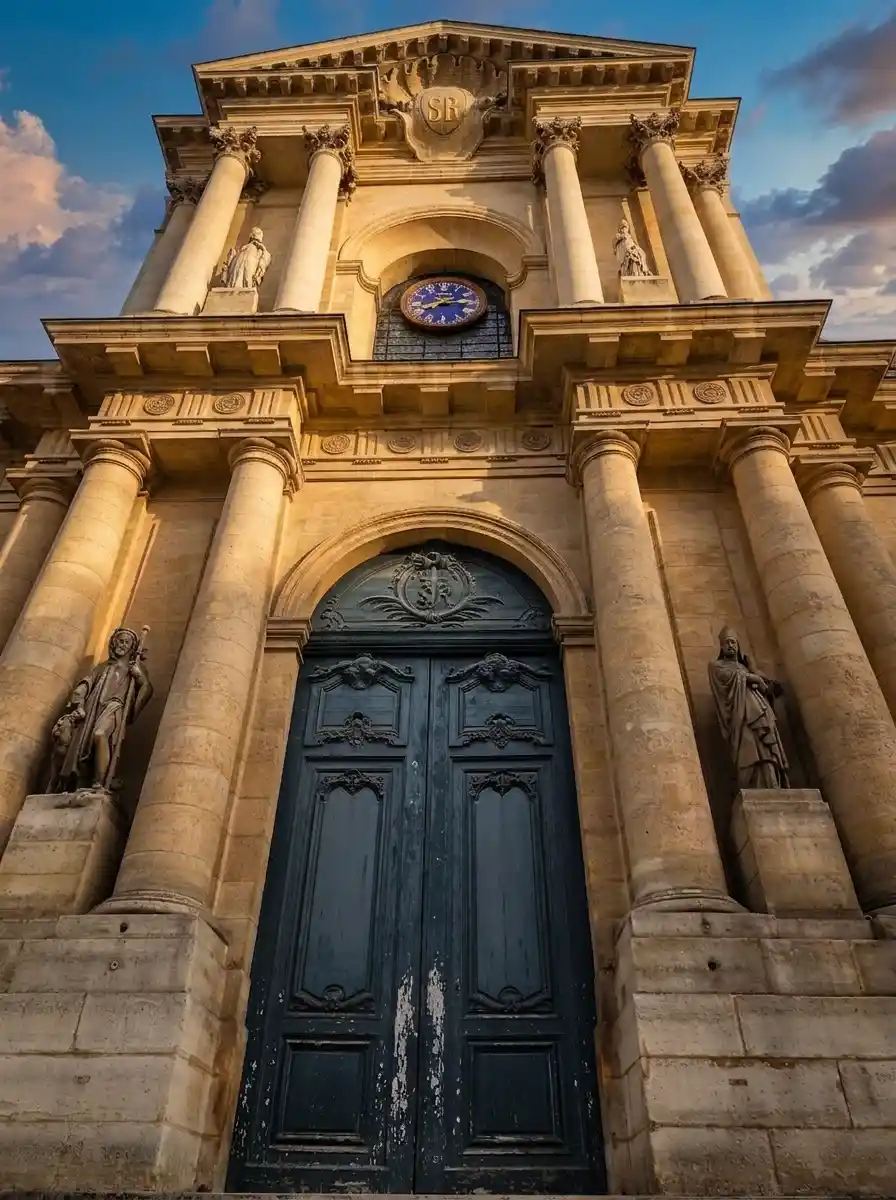 חזית כנסיית Saint-Roch ב-rue Saint-Honoré. צילום: צבי חזנוב