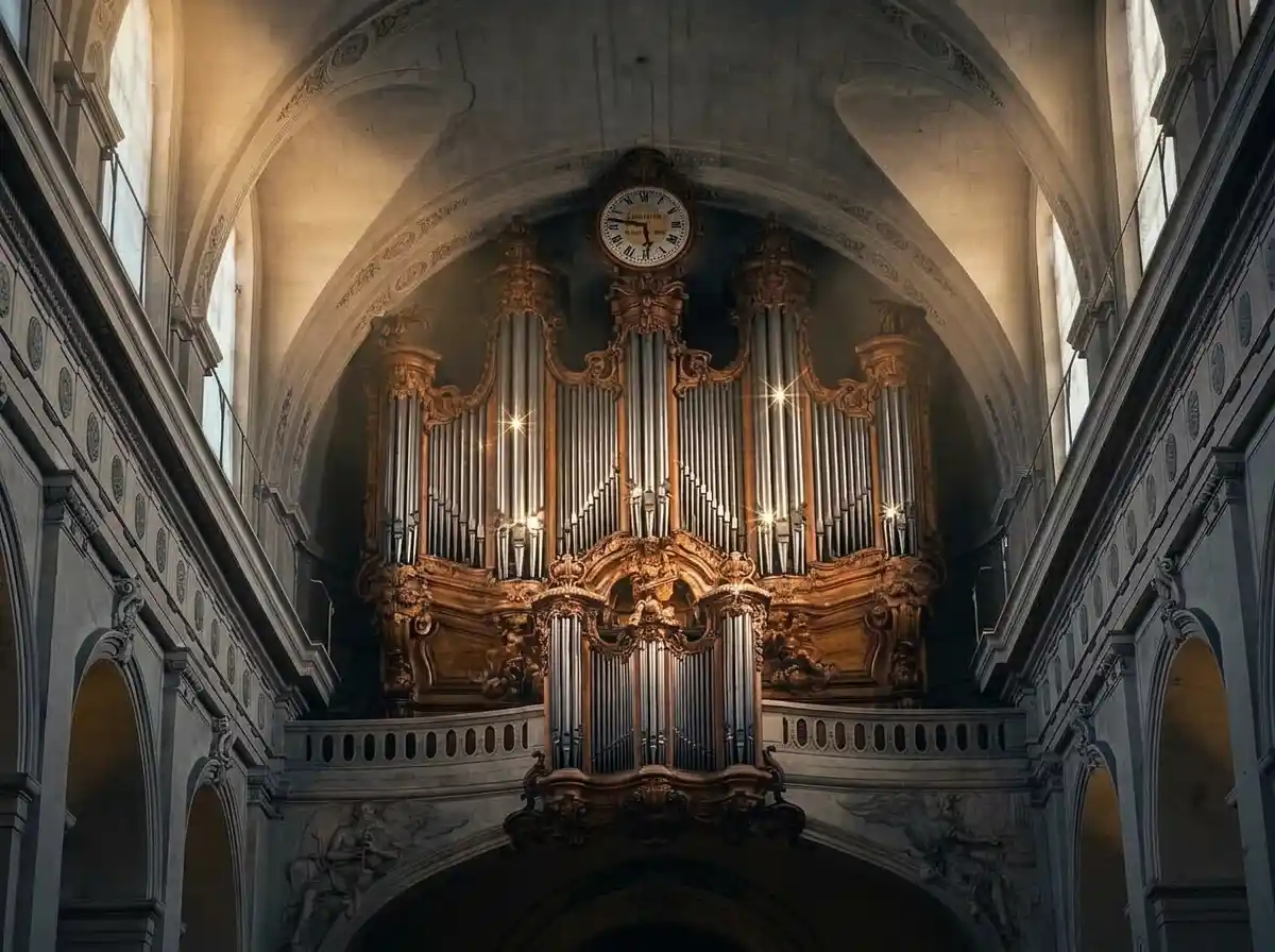 העוגב הגדול של כנסיית Saint-Roch. צילום: צבי חזנוב