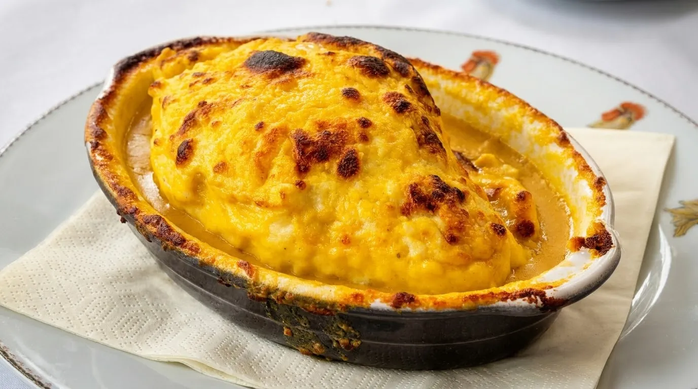 Quenelle de brochet at L'Auberge Bressane. The waiter promised it was the best quenelle in France, and he was right. Photo: Zvi Chazanov