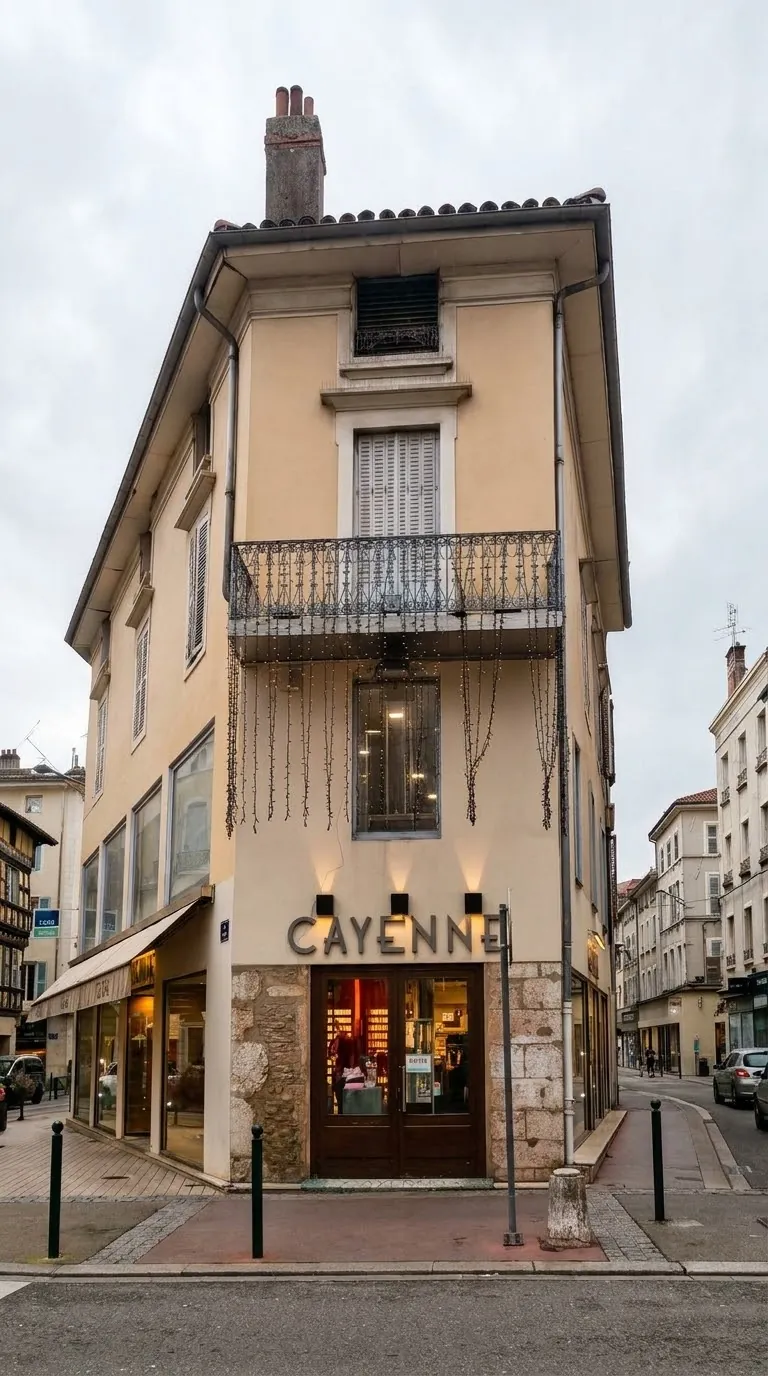 The Cayenne clothing shop in Bourg-en-Bresse, right across from the co-cathedral. Photo by Zvi Chazanov