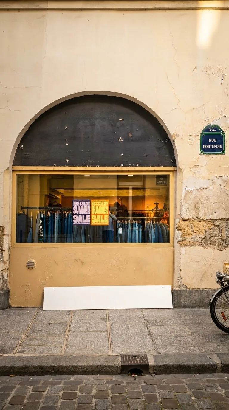 הקשת ב-2 rue Portefoin, שריד של השער של בית החולים לילדים האדומים. צילום: צבי חזנוב