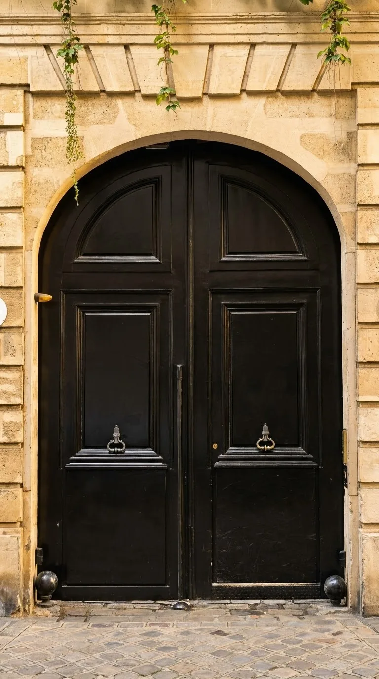 שער הכרכרות של Hôtel Cornuel ב-7 rue Charlot. צילום: צבי חזנוב