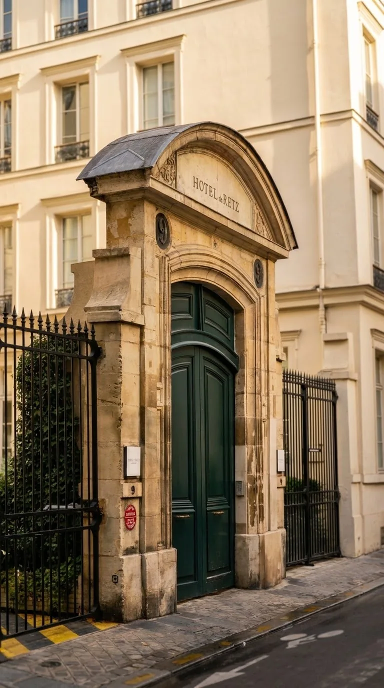 השער של Hôtel de Retz ב-9 rue Charlot. צילום: צבי חזנוב